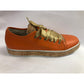 FONNESBERG sneakers i orange skinn Str41